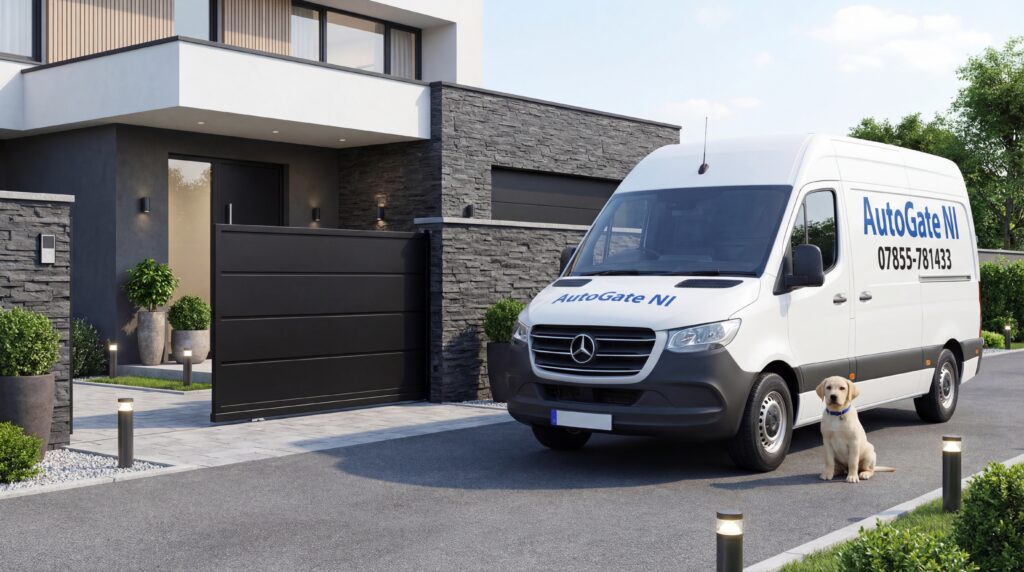 AutoGate NI Provide Expert Electric Gate Repairs in the Belfast Area and Across Northern Ireland. Call Adrian - your local gate repair professional on 07855-781433
